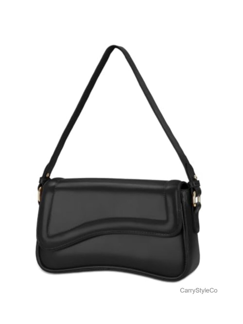 Hobo Shoulder Bag Faux Leather Adjustable Crossbody Mini Purse